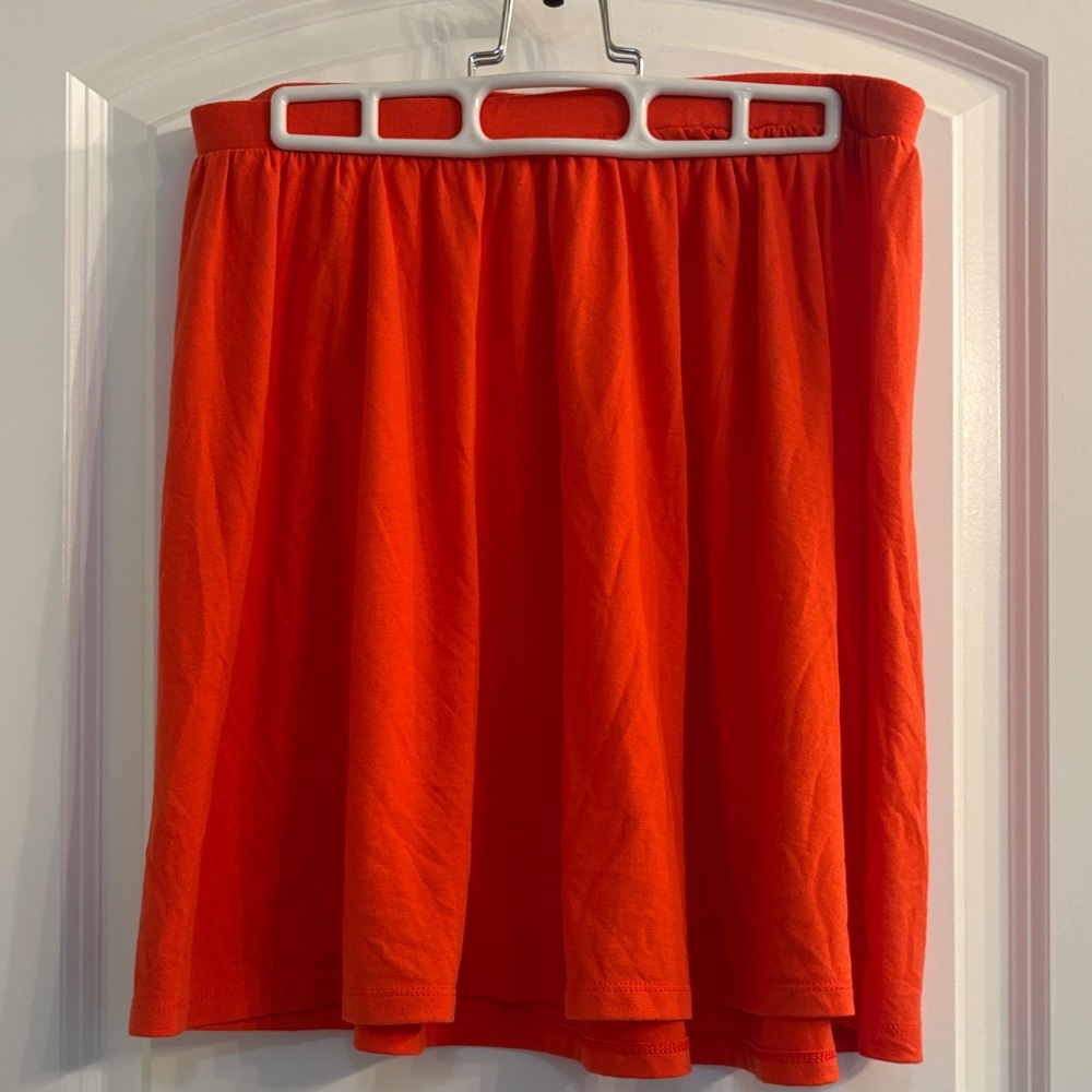 Old Navy Vibrant Orange Skater Skirt